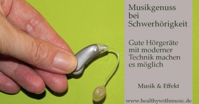 Musikgenuss mit Hörgerät bei Schwerhörigkeit mit moderner Technik